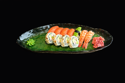 Mellan sushi,11 bitar
