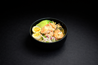 Noodles soup räka