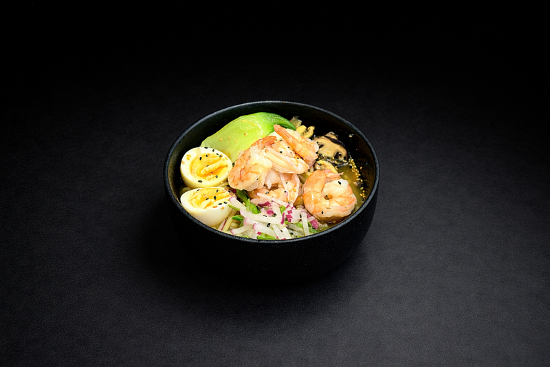 Noodles soup räka