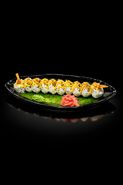 Spicy  crispy Tempura rullar 