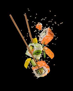 Spicy crispy Tuna rullar