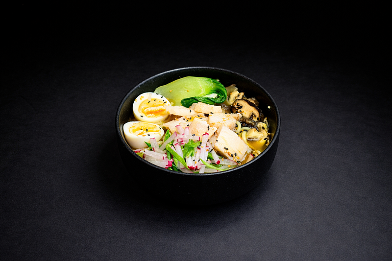 Noodles soup kyckling