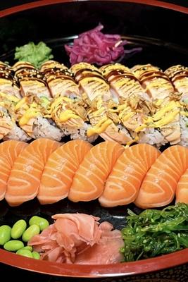 Meny 8. 50 bitar Lax selection. 