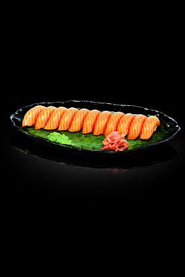 11 bitar lax nigiri